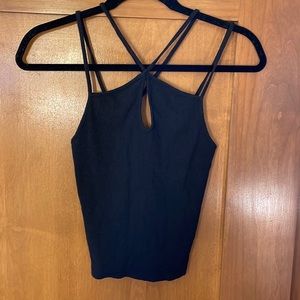 UO Keyhole Y-neck Cami in black. Never worn.